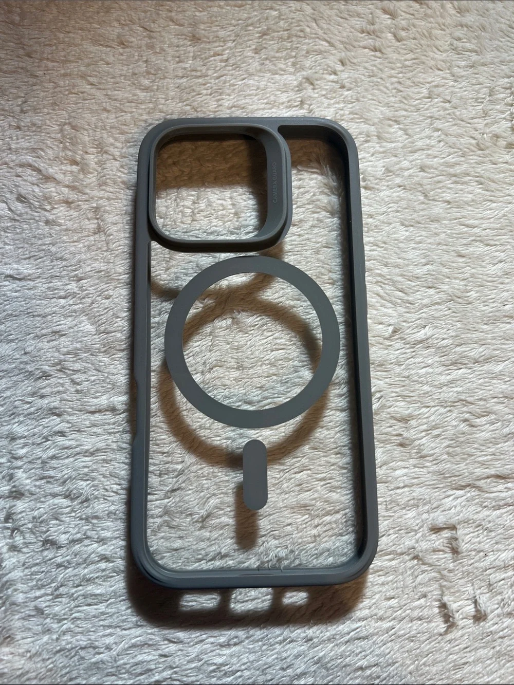 iPhone 16 Pro HaloLock Magnetic iPhone Case Clear and Grey